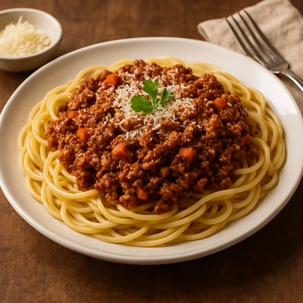Main: Spaghetti Bolognese